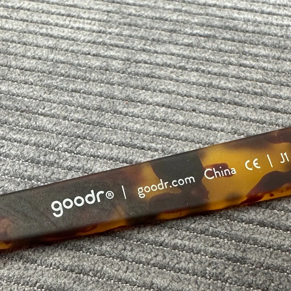 Goodr Fast As Shell Sunglasses Tortoise Cat Eye Blue Mirrored Polarized Lenses
